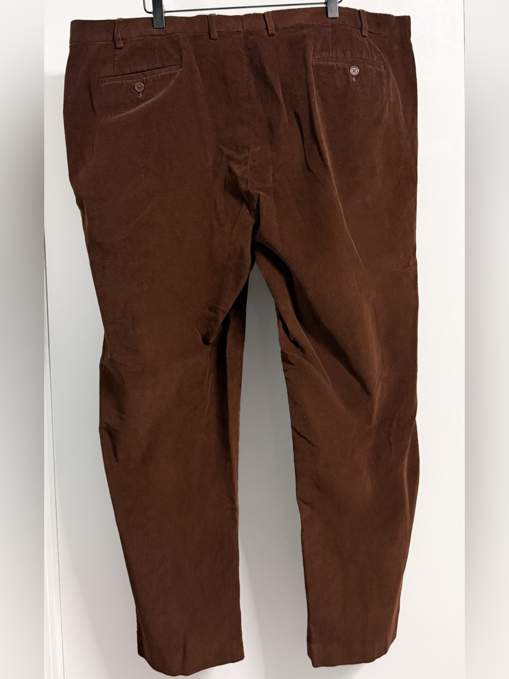 Lauren Ralph Lauren Men’s 46x32 Brown Wide Wale Corduroy Pants Straight Leg - Picture 7 of 12